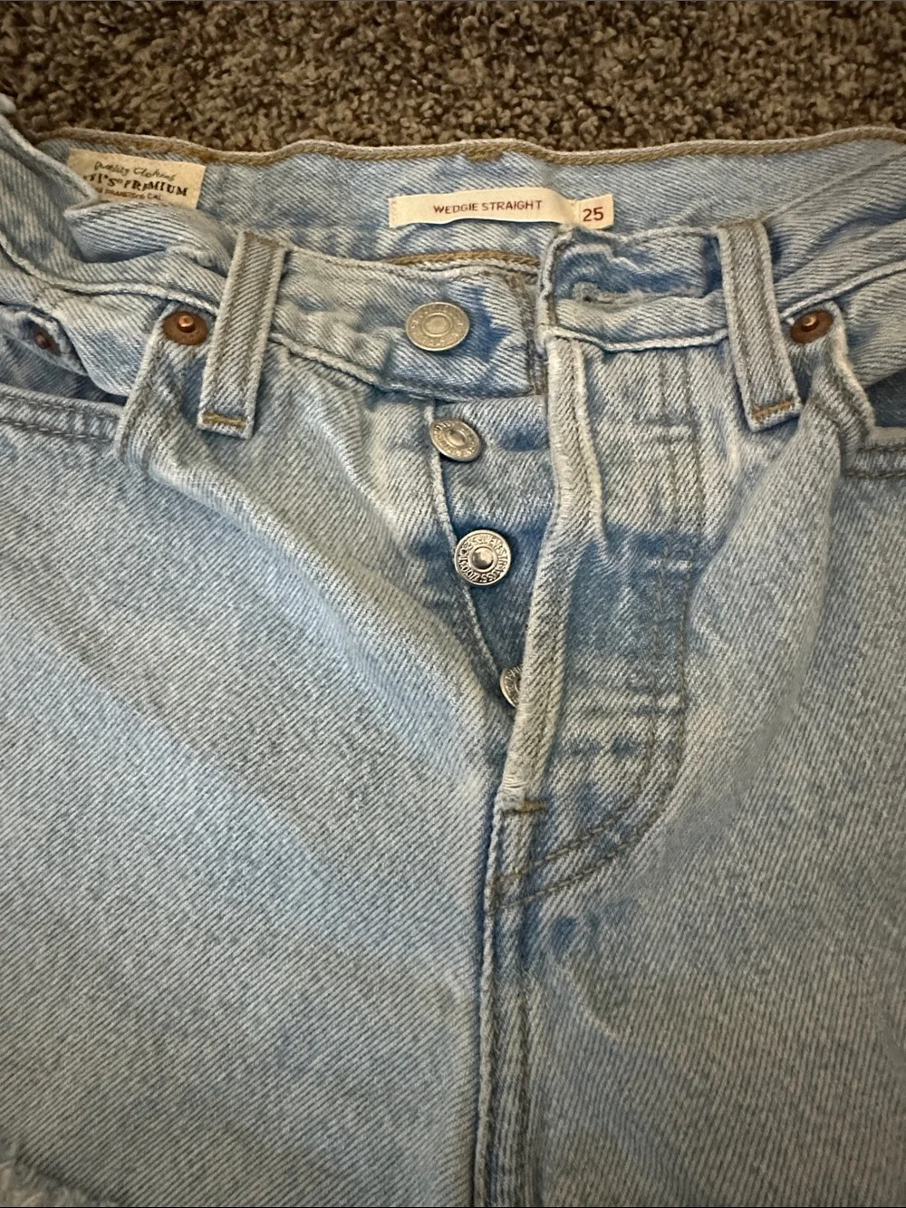 Levi's Wedgie Straight Denim Shorts